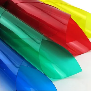 0,3 мм Дебелина 10 цвята PVC Прозрачен Лист ABS Цветен Лист с Размер на 29,8 * 21,1 инча с високо качество