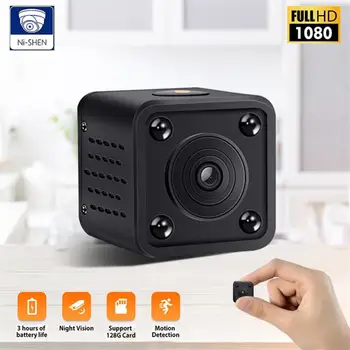 1 Комплект Камера за видеонаблюдение F9 1080p Hd WiFi Cam Мини Ip Камера с Инфрачервена Камера за Нощно Виждане За Видео Запис