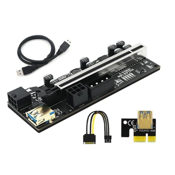 1X 4x, 8x 16x удължителен кабел Адаптер за Карта PCI-E Видео карта Usb3.0 Адаптер за карта PCI-E