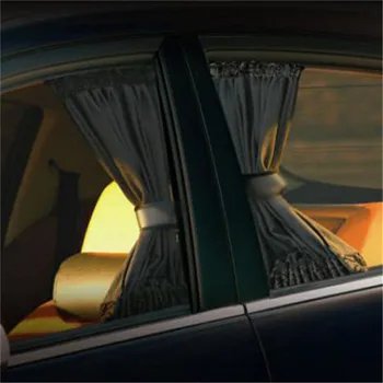 2 елемента Авто Козирка UV-Защита на Прозорец на Колата Завеса на Прозореца на Колата Козирка Странично Анти-UV Прозорец на Окото сенника на Лятната Прозорец Филм