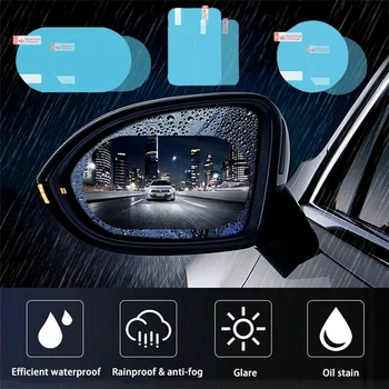 2022 Непромокаемая Филм Стикер Автомобилно Огледало за Задно виждане, защитен Непромокаемая Противотуманная Водоустойчив Стикер За Прозорец Прозрачен Стикер