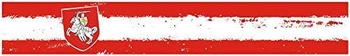 2X Винил тапицерия Беларус Беларус флаг ивица, стикер стикер на предния капак на бронята на колата, 60 см