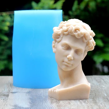 3D Силиконова Форма За Сапун DIY Ръчно изработени Занаятчийски Инструмент За Вземане на Тортата Скулптура Гипсова Статуя на Мухъл