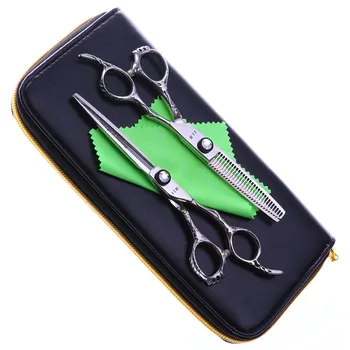 6 Инча Професионални Японски Фризьорски Ножици За Подстригване на Коса/Филировочные Ножици за Салон Стилист Високо качество SUS440C