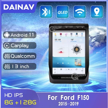 8 + 128 GB Android 11,0 радиото в автомобила На Ford f150 2015-2019 Кола стерео Аудио Мултимедиен Плеър GPS Навигация Главното Устройство carplay