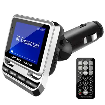 Bluetooth 4.0, FM Предавател Безжичен Високоговорител Аудиоприемник Автомобилен MP3 Музикален Плейър USB Адаптер за Зарядно Устройство