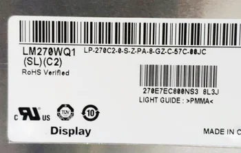 LCD екран 2560 (RGB) × 1440, Quad-HD LM270WQ1-SLC2 LM270WQ1 SLC2 LM270WQ1 (SL) (C2) За LG