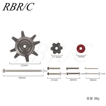 RBR/C 1,9/2,2 инча Инструмент за монтаж и демонтаж на гуми за високо налягане, Имитация 1/10, Заключване на Главината на колелото за Катерене, гуми changer машина R644