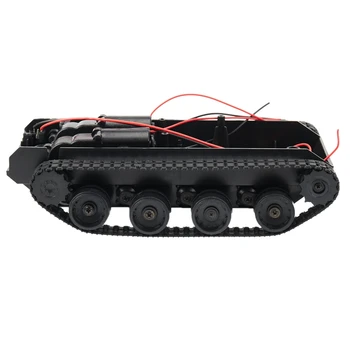 Rc Танкове Умен Робот Tank Шасито На Автомобила Комплект Гума Верижен Робот За Arduino 130 Моторни Сам Робот Играчки За Деца
