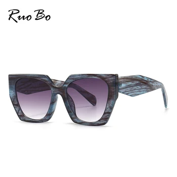 RUOBO Vintage Слънчеви Очила В Рамки Оверсайз За Жени И Мъже, Маркови Модни Дизайнерски Бижута, Градиентные Слънчеви Очила с UV400 Oculos De Sol