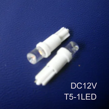 Високо качество на 12 Т5 Авто led лампа за уреди, Авто w3w клиновидная Сигнална лампа Сигнална лампа безплатна доставка на 50 бр./лот