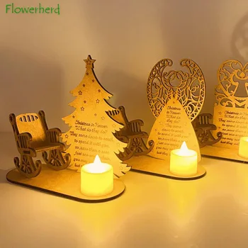 Дървени Коледни Люлеещ се Стол Украса на Коледната Елха САМ Празнични Светлини Ангел Литература В Паметта На Роднини Дървени Орнаменти