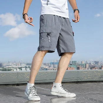 Ежедневни панталони мъжки летни дрехи тенденция хип-хоп свободни панталони cortos Шорти с висока талия за джогинг бермуда masculina къса homme