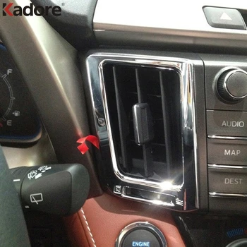 За Toyota RAV4 РАВ 4 2013 2014 2015 2016 2017 отдушник Ac Контакти Покриване на Вътрешната Врата копчето Чаша, Апликации Автомобилни Аксесоари Хром