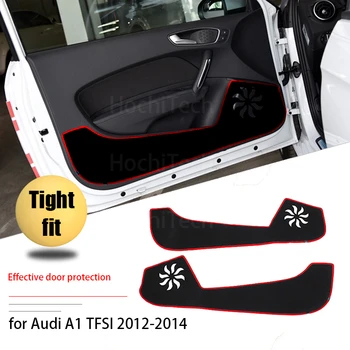 Защитни Аксесоари за Мокети Защитен Мат Врата Вътрешна Защита за Audi A1 TFSI 2012-2014 X5M Автомобилна Врата Противоударная Тампон Стикер