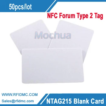 Карта с чип NFC Ntag215 Етикет NFC Forum Type 2 за всички устройства с поддръжка на NFC