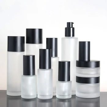 Китай доставчици флакони за парфюми до 30 мл стъклена бутилка за лосион с черен помпа, Пътен Козметичен инструмент за Опаковане