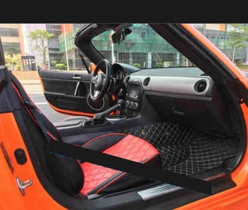 кожени автомобилни стелки за mazda mx-5 mx5 Roadster Miata 2005-2020 2019 2017 2018 2015 2016 аксесоари килим