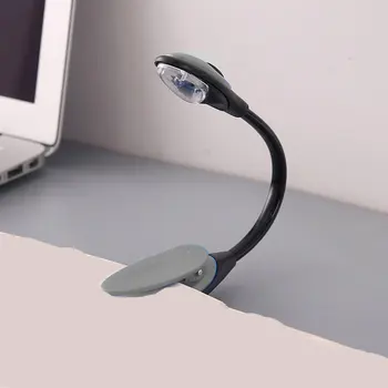 Лампа За четене LED Light Book Безстепенно Яркост Micro USB Акумулаторна Клип На Лампа с Гъвкаво Гъши Врата