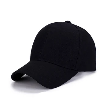 Мода черен капачка плътен цвят открит бейзболни шапки на Мъже, Жени възстановяване на предишното положение шапки шапки приталенная ежедневни хип-хоп татко шапки за унисекс