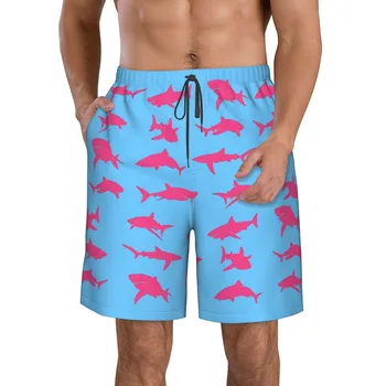 Мъжки Бански Плажни Дрехи За Сърфиране Принт Дантела Бягане Плуване Бързо Съхнещи Къси Панталони Мъжки Дрехи Pantalones Cortos