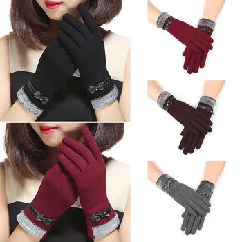 Нови Модни Сгъстено Плюс Кадифе Ветроупорен Ски Ръкавици Ръкавици За Сензорен Екран Топли Зимни Ръкавици За Шофиране