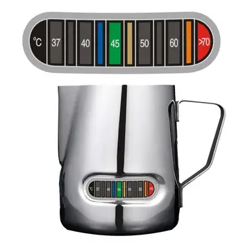Термометър за промяна на цвета на кафе с вода 0℃до 70℃ Стикер Тестер температура на Чайника чаша водоустойчивый за дома, Кухненски Инструменти