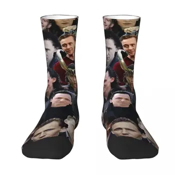 Това Хиддлстон Колаж Чорапи За Възрастни Чорапи Унисекс, мъжки Чорапи, дамски Чорапи