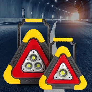 Триъгълен Сигнална Лампа Автомобилна Счупване На Алармен Предупредителен Знак Висока Светопропускаемость Led Лампа За Къмпинг На Слънчеви Батерии Богат На Функции