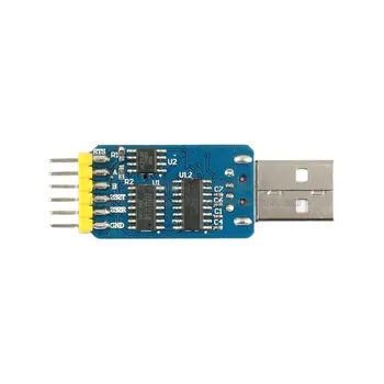Шест на един многофункционален модул за сериен порт USB към UART CP2102 TTL 485 232