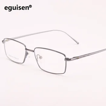 Ширина-140 Чист титан мъжки бизнес ультралегкая късогледство оптични рамки за очила мъжки слънчеви очила за четене стъклени рамки за очила